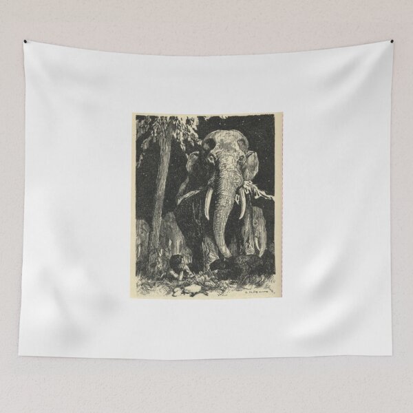 Item preview, Mowgli and the Elephants designed and sold by Cristina Cassia.