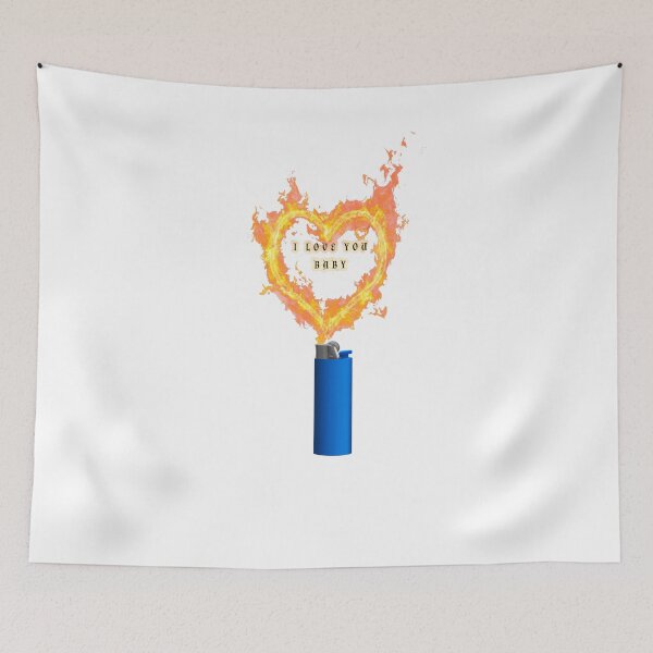 Item preview, COOL FIRE HEART LIGHTER I LOVE YOU BABY designed and sold by first season.