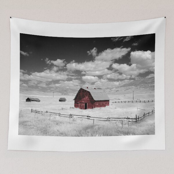 Item preview, Cloud Barn Buttermilk Red designed and sold by Sasha Art Gallery.