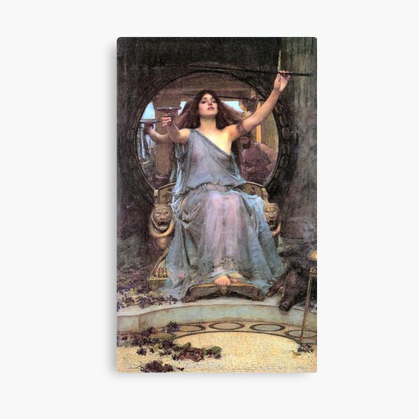 John William Waterhouse Circe Offering the Cup to Ulysses Canvas Print