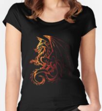 Dragon Space Women's Fitted Scoop T-Shirt