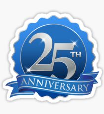25th Anniversary Sticker