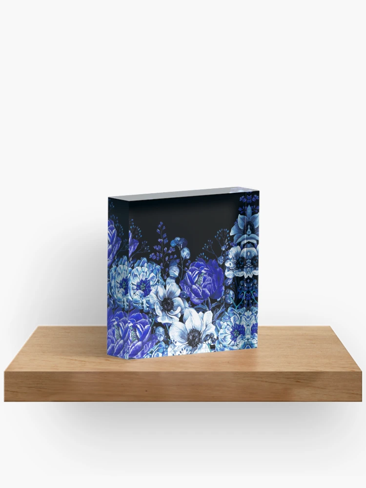 Thumbnail 2 of 5, Acrylic Block, Midnight Blue designed and sold by Mandala Of Life.