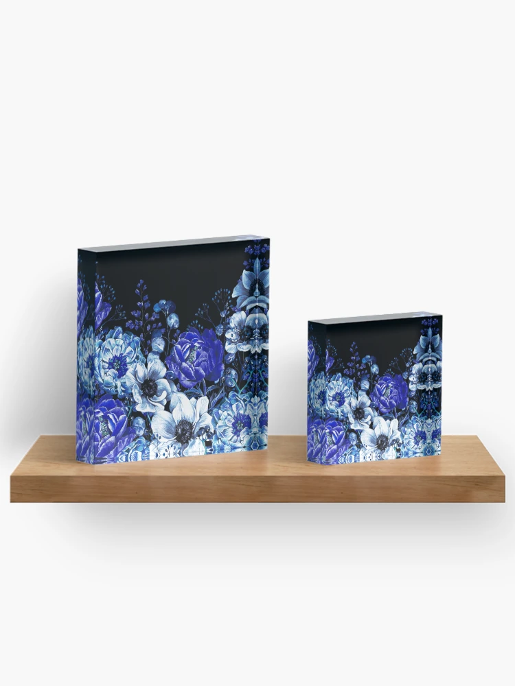 Thumbnail 3 of 5, Acrylic Block, Midnight Blue designed and sold by Mandala Of Life.
