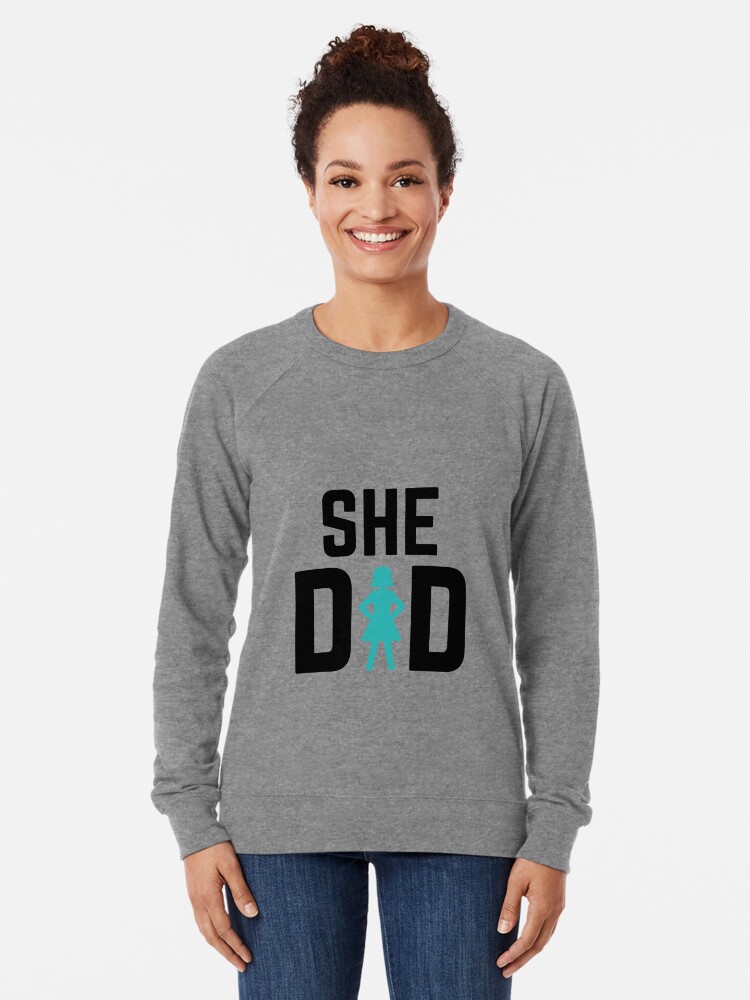Alternate view of She did Lightweight Sweatshirt