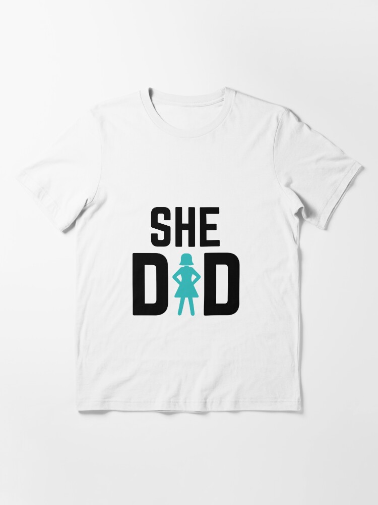 Alternate view of She did Essential T-Shirt