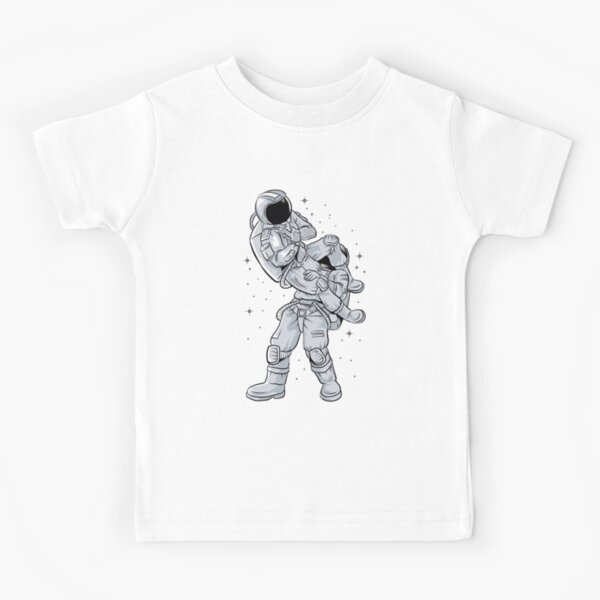 Bjj Astronaut Galactic Flying Armbars Kids T-Shirt