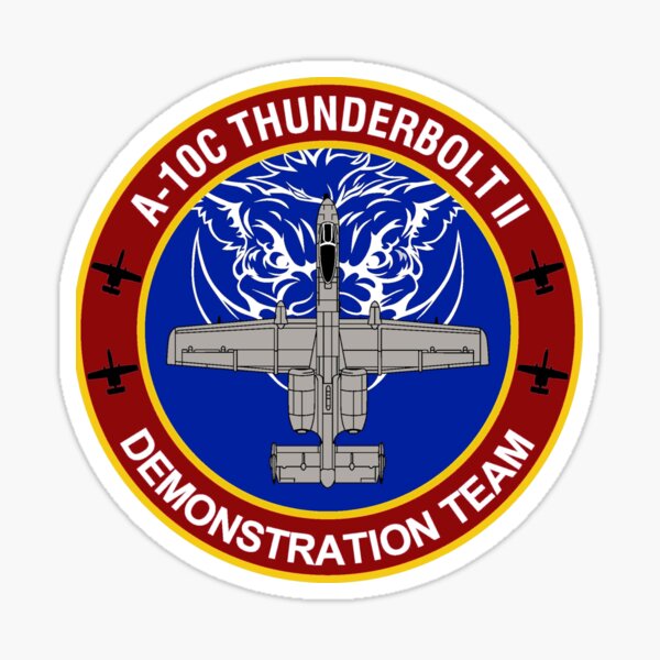 Item preview, A-10 Warthog Flight Demonstration Team designed and sold by Nikki SpaceStuffPlus.