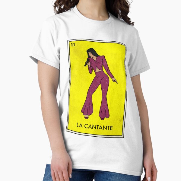 Item preview, La Cantante Mexican Loteria Bingo Card Themed Tee designed and sold by casadeloteria.
