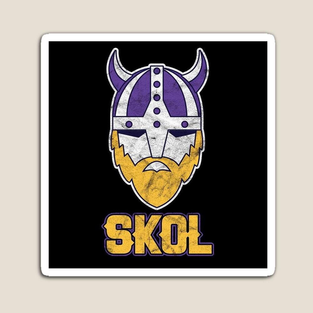 Minnesota Vikings Skol Vikings NFL Sticker for Sale by jhu2022