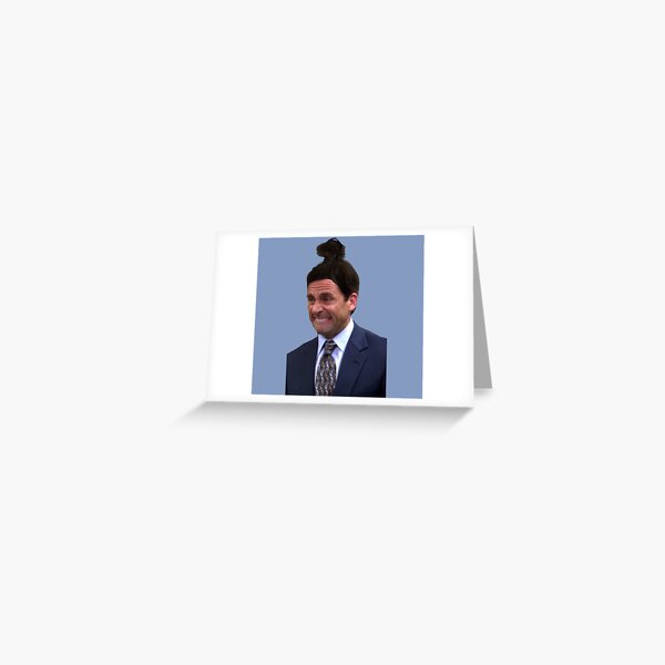 Vista previa del artículo con la obra «Michael Manbun Scott», diseñado y vendido por TheBoyTeacher.