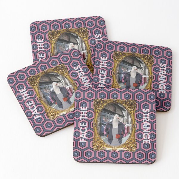 Item preview, Seagull Woman in Vintage Frame designed and sold by FaceTheStrange.