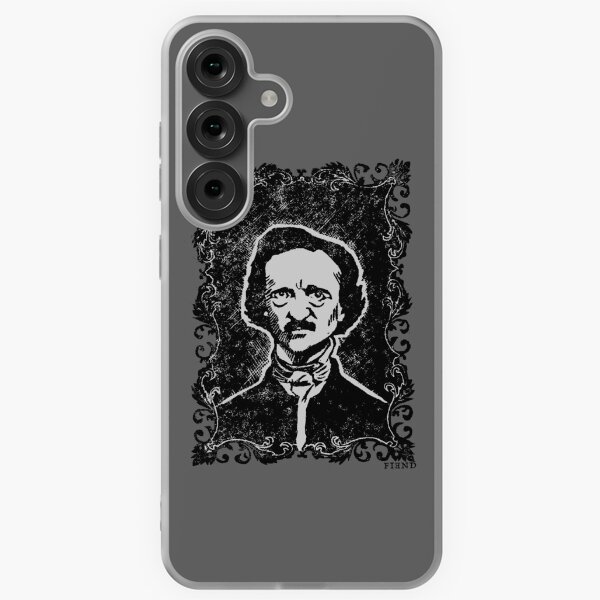 Item preview, FIƎND - Edgar Allan Poe Lino Cut Print designed and sold by FI3ND.