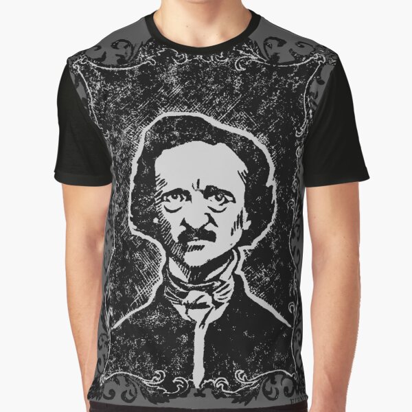 Item preview, FIƎND - Edgar Allan Poe Lino Cut Print designed and sold by FI3ND.