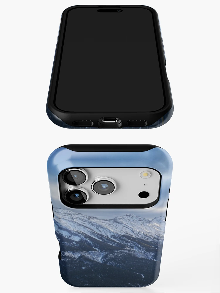 Thumbnail 3 of 4, iPhone Case, Mount Rundle Valley, Banff, AB designed and sold by slitheenplanet.