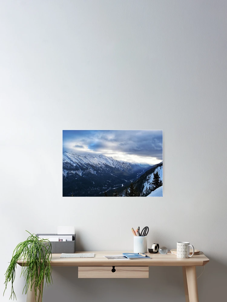 Thumbnail 2 of 3, Poster, Mount Rundle Valley, Banff, AB designed and sold by slitheenplanet.