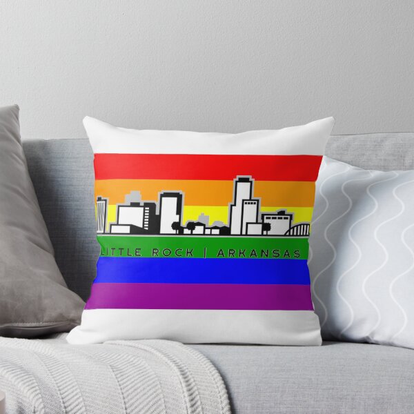 Item preview, Little Rock Gay Pride Shirt - Little Rock LGBT Rainbow Flag Shirt - Little Rock Arkansas Gay Pride designed and sold by Galvanized.
