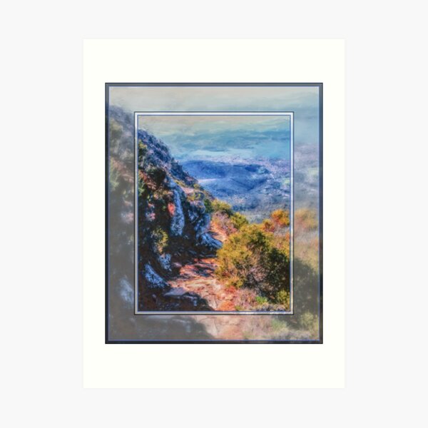 Zig Zag Track; Mt.Wellington/Kunanyi#1. Art Print
