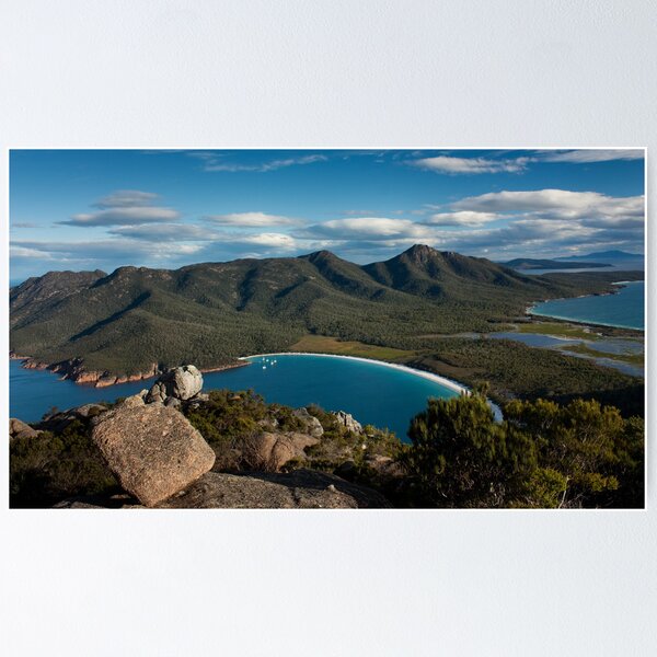 Item preview, View of Wineglass Bay from Mount Amos designed and sold by Ian Stevenson.