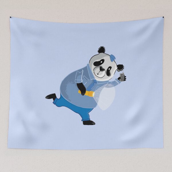 Item preview, Panda bear security guard designed and sold by jasmineberry.