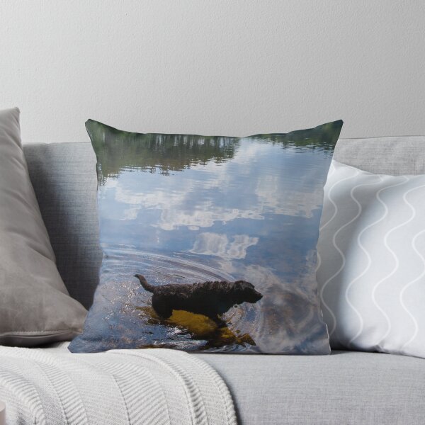 Item preview, Illuminated Dog In Pond designed and sold by jsachs99.
