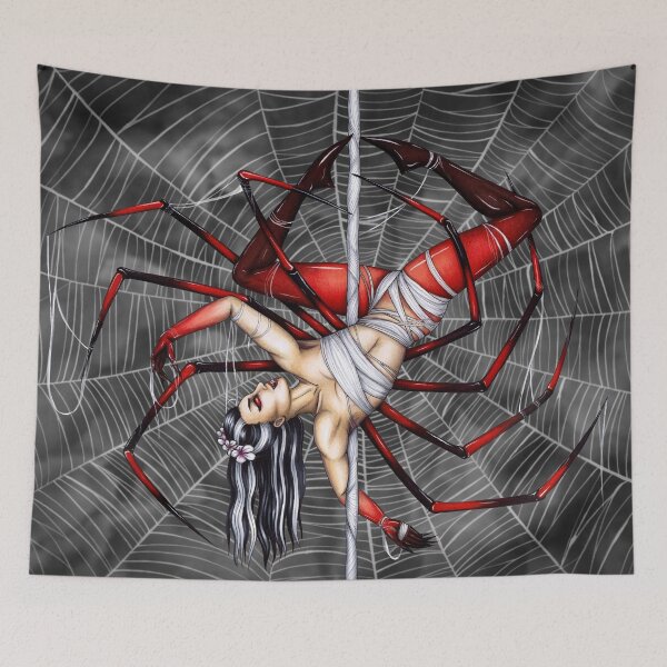 Item preview, Pole Creatures - Jorogumo BW Background designed and sold by Aisha Diandra.