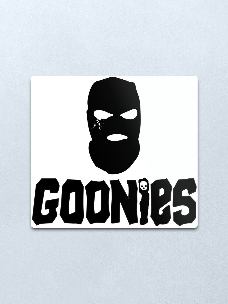 Goonies Ski Mask Way Metal Print By Grafikhooliganz Redbubble