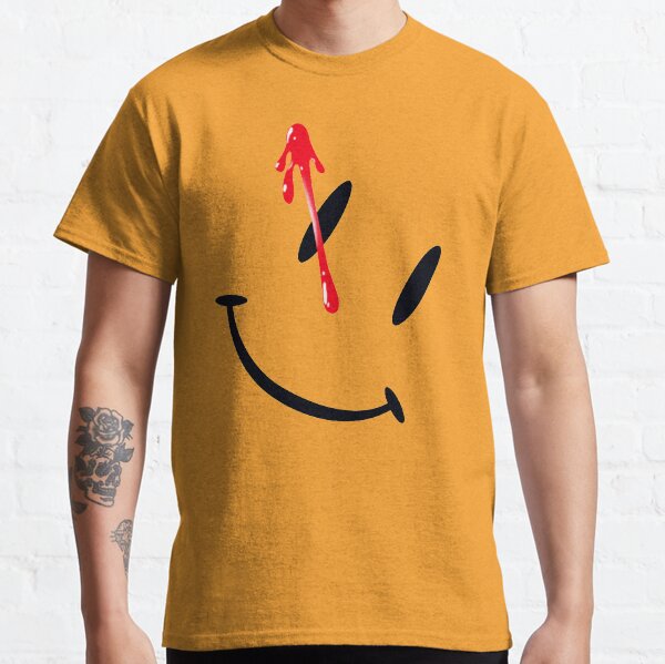 watchmen smiley t shirt