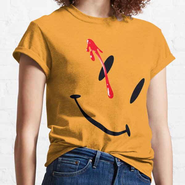 watchmen smiley t shirt