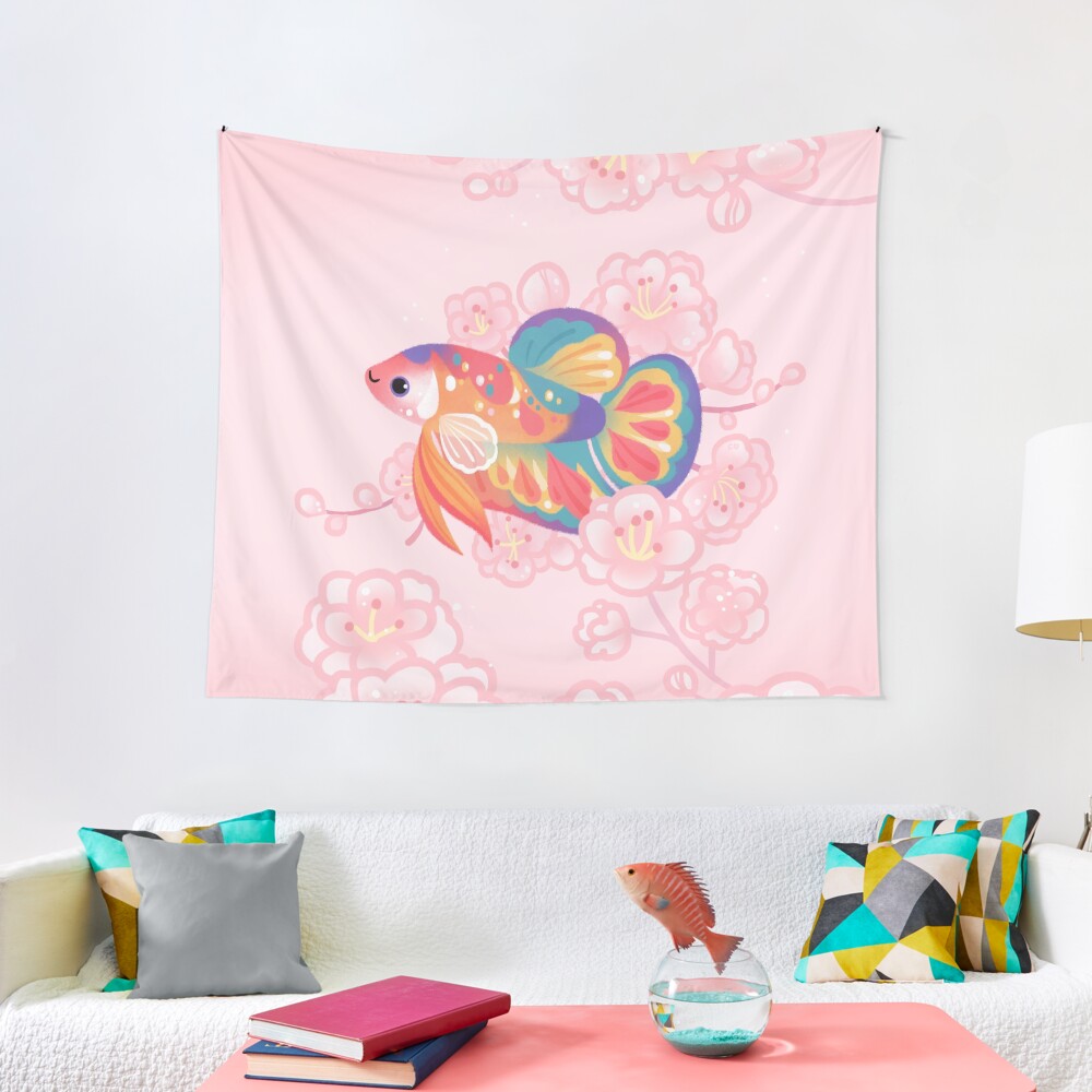 Koi betta Tapestry