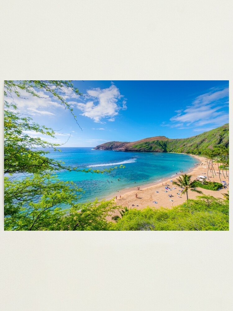 Thumbnail 2 of 3, Photographic Print, Hanauma Bay Hawaii designed and sold by AdrianAlford.