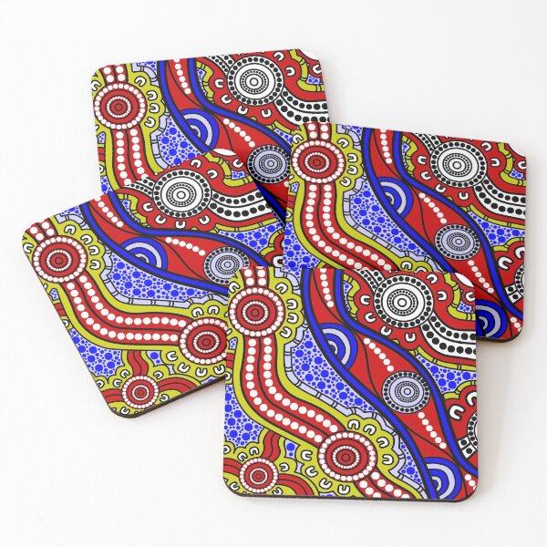 Item preview, Authentic Aboriginal Art - Welcome to Country (2) designed and sold by HogarthArts.