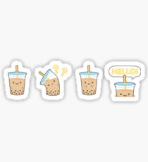 Boba Milk Tea Sticker Set - Tapi Sticker