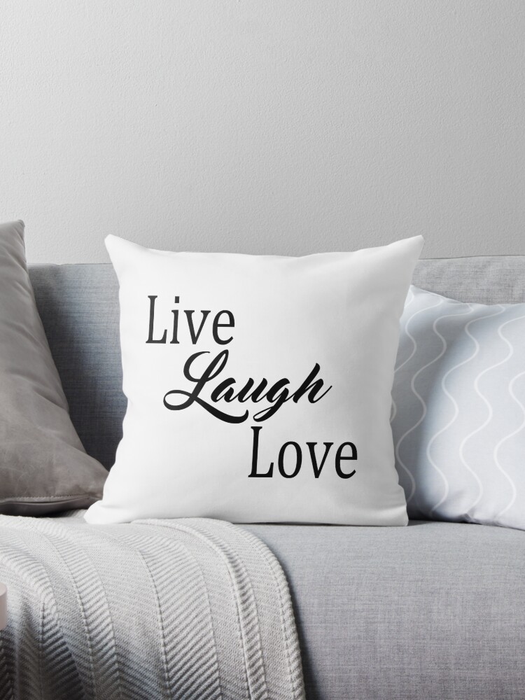 Live laugh outlet love cushion