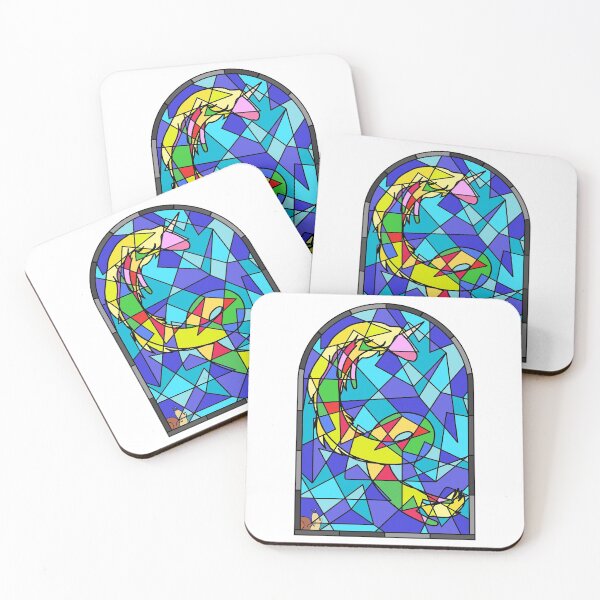 Item preview, Stained Glass Lady Rainicorn designed and sold by gkillerb.