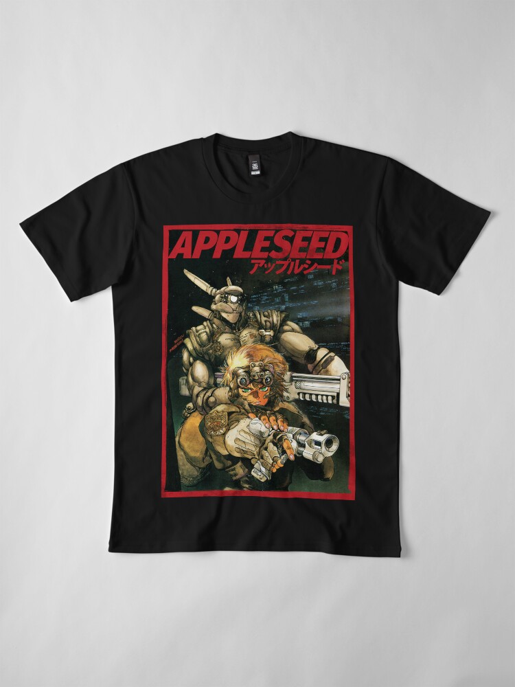 Alternate view of APPLESEED - 80's Anime Cyberpunk Military Action Premium T-Shirt
