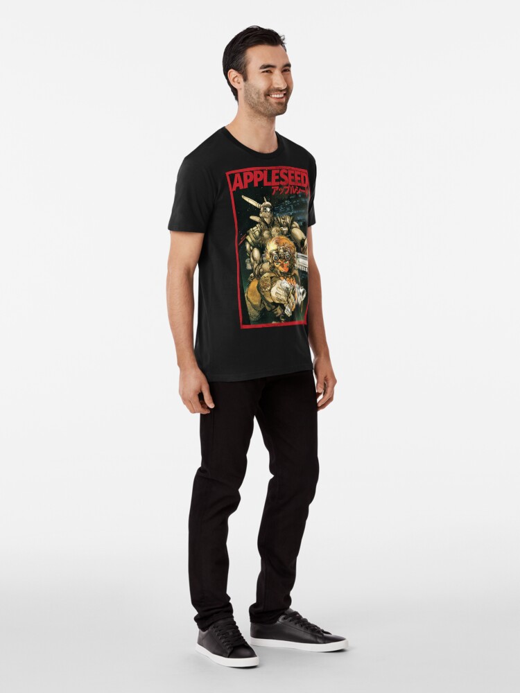 Alternate view of APPLESEED - 80's Anime Cyberpunk Military Action Premium T-Shirt