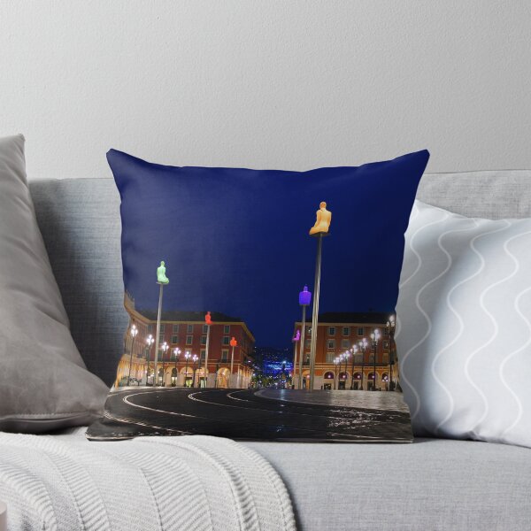 Item preview, Nice, France - Place Massena Blue Hour  designed and sold by Georgia Mizuleva.