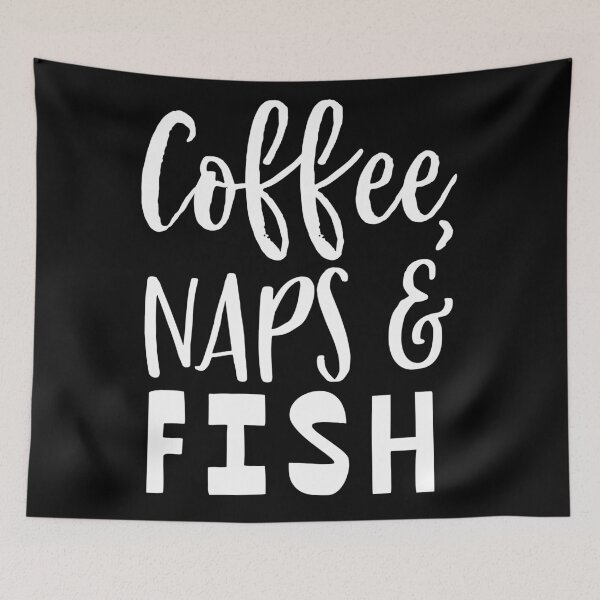 Item preview, Coffee, naps & fish designed and sold by jazzydevil.