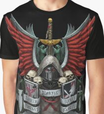 Camiseta gráfica Heráldica de los ángeles oscuros antes de la herejía