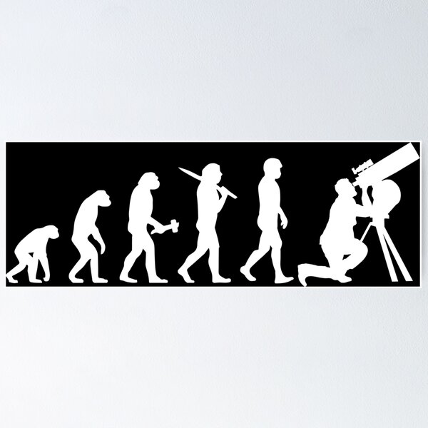 Item preview, Astronomy Astronomer Evolution Present Space Gift designed and sold by Krautshirts.