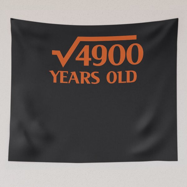 Item preview, 70th Happy Birthday Art 70 Years Old Square Root of 4900  designed and sold by melsens.