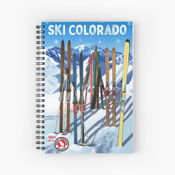 Item preview, Vintage-Style Ski Colorado Travel Poster designed and sold by travelwitheric.