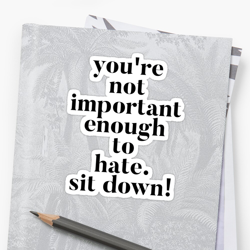 &ldquo;You&rsquo;re not important enough to hate. Sit Down! Funny Vanderpump Rules