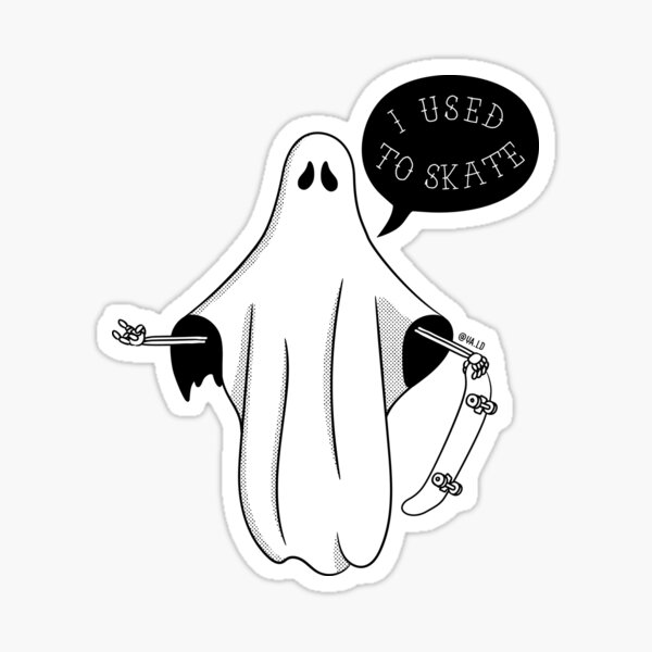 I used to skate Sticker