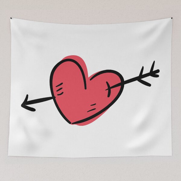 Item preview, Cute Heart with arrow designed and sold by vanessavolk.