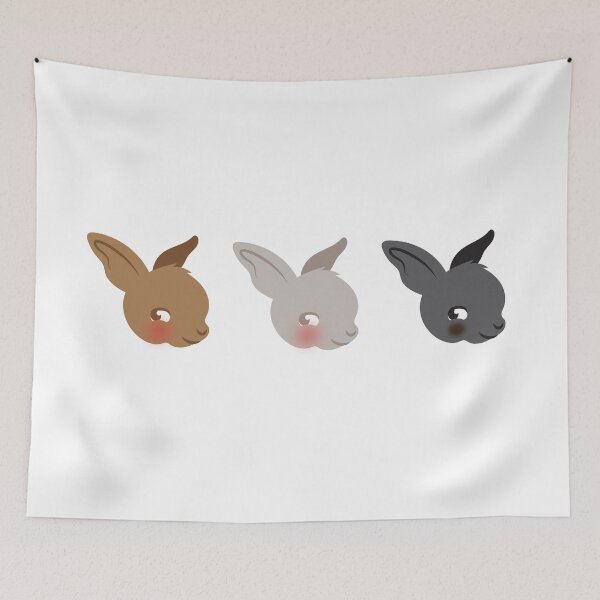 Item preview, Three bunny rabbits designed and sold by jazzydevil.