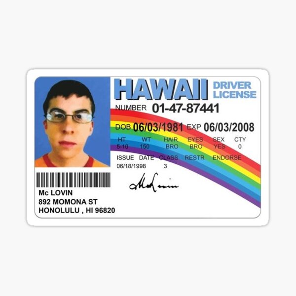 McLovin Sticker