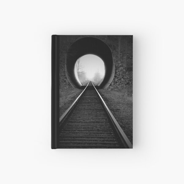 Train Tracks Hardcover Journal