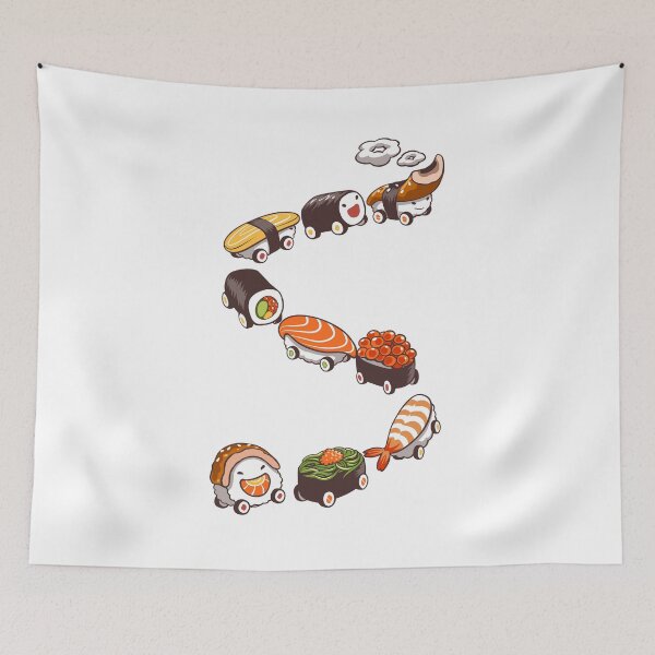 Item preview, Salmon, Ikura, Ebi, Tamago Nigiri Sushi Train designed and sold by Fox-Republic.
